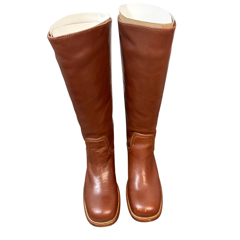 Steve Madden Riggs Knee High Tall Boots Western Country Preppy Fall Winter 8 - Picture 2 of 14